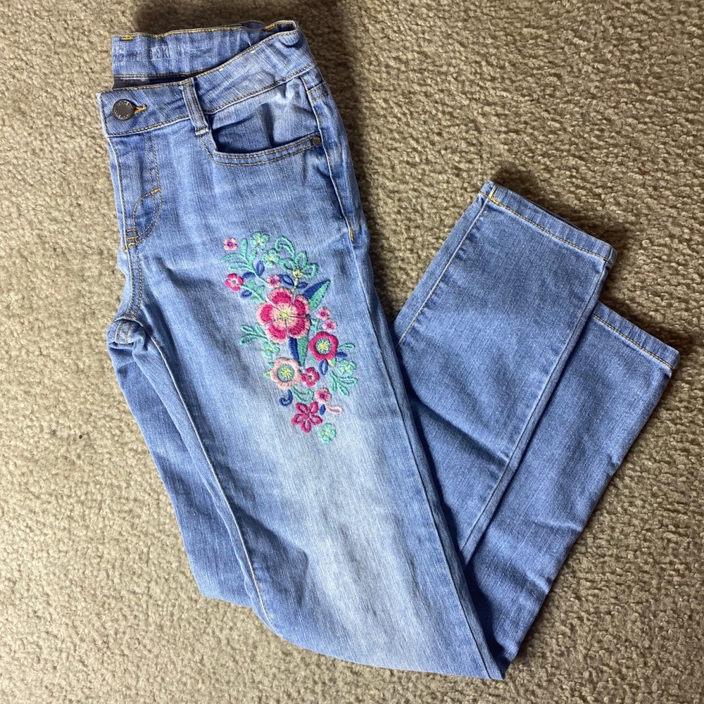 Route 66 Skinny Jeans Girls Size 12 with Waistband